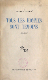 eBook, Tous les hommes sont témoins, Les Éditions de Minuit (réédition numérique FeniXX)
