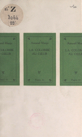 E-book, La colombe au coeur, Seghers (réédition numérique FeniXX)