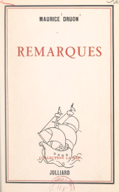 eBook, Remarques, Julliard (réédition numérique FeniXX)