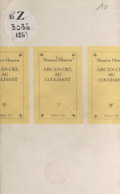 eBook, Arc-en-ciel au couchant, Seghers (réédition numérique FeniXX)