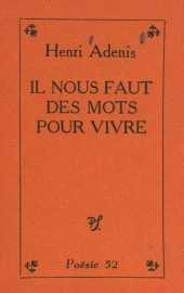 E-book, Il nous faut des mots pour vivre, Seghers (réédition numérique FeniXX)