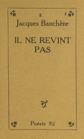 E-book, Il ne revint pas, Seghers (réédition numérique FeniXX)