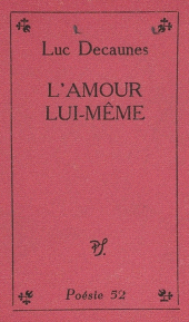 E-book, L'amour lui-même, Seghers (réédition numérique FeniXX)