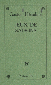 E-book, Jeux de saisons, Seghers (réédition numérique FeniXX)