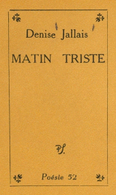 E-book, Matin triste, Seghers (réédition numérique FeniXX)