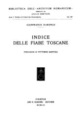 E-book, Indice delle fiabe toscane, L.S. Olschki
