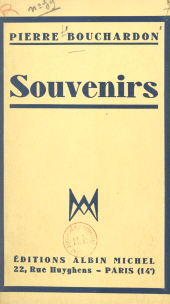 eBook, Souvenirs, Albin Michel (réédition numérique FeniXX)