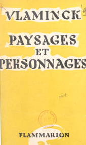 E-book, Paysages et personnages, Flammarion (réédition numérique FeniXX)
