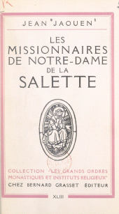 E-book, Les missionnaires de Notre-Dame de La Salette, Grasset (réédition numérique FeniXX)