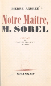 E-book, Notre maître, M. Sorel, Grasset (réédition numérique FeniXX)