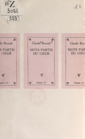 E-book, Mots partis du coeur, Seghers (réédition numérique FeniXX)