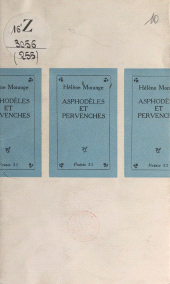 E-book, Asphodèles et pervenches, Seghers (réédition numérique FeniXX)