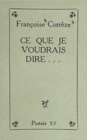 E-book, Ce que je voudrais dire..., Seghers (réédition numérique FeniXX)