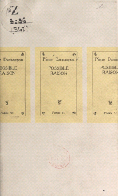 E-book, Possible raison, Seghers (réédition numérique FeniXX)