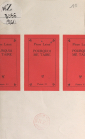 E-book, Pourquoi me taire, Seghers (réédition numérique FeniXX)