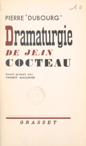 E-book, Dramaturgie de Jean Cocteau, Grasset (réédition numérique FeniXX)