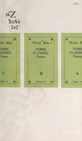 E-book, Terre flammée, Seghers (réédition numérique FeniXX)