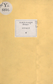 E-book, Effacé, Seghers (réédition numérique FeniXX)