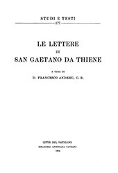 eBook, Le lettere di san Gaetano da Thiene, Biblioteca apostolica vaticana