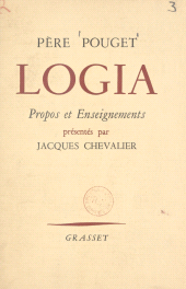 eBook, Logia : Propos et enseignements, Grasset (réédition numérique FeniXX)