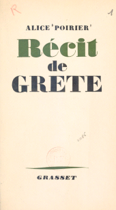 E-book, Récit de Grete, Grasset (réédition numérique FeniXX)
