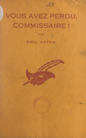 E-book, Vous avez perdu, commissaire !, Éditions Du Masque (réédition numérique FeniXX)