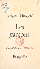 E-book, Les garçons, Grasset (réédition numérique FeniXX)