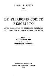 E-book, De Strabonis codice rescripto, cuius reliquiae in codicibus Vaticanis Vat. gr. 2306 et 2061 A servatae sunt, Biblioteca apostolica vaticana
