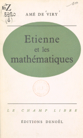 E-book, Étienne et les mathématiques, Denoël (réédition numérique FeniXX)