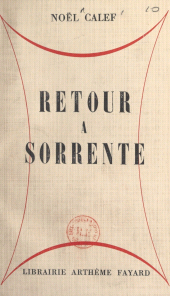 eBook, Retour à Sorrente, Fayard (réédition numérique FeniXX)
