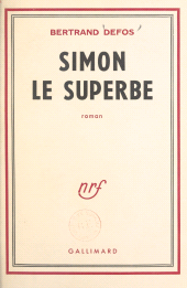 eBook, Simon le superbe, Gallimard (réédition numérique FeniXX)