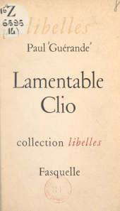 E-book, Lamentable Clio, Grasset (réédition numérique FeniXX)