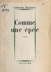 E-book, Comme une épée, Julliard (réédition numérique FeniXX)