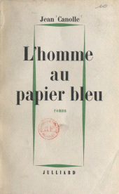 E-book, L'homme au papier bleu, Julliard (réédition numérique FeniXX)