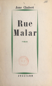 E-book, Rue Malar, Julliard (réédition numérique FeniXX)