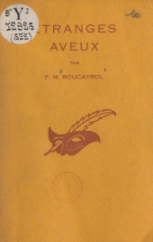 E-book, Étranges aveux, Éditions Du Masque (réédition numérique FeniXX)