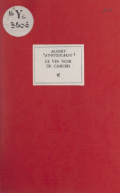E-book, Le vin noir de Cahors, Seghers (réédition numérique FeniXX)