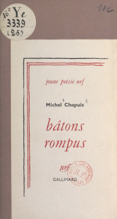 E-book, Bâtons rompus, Gallimard (réédition numérique FeniXX)