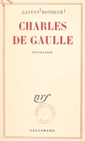 E-book, Charles de Gaulle, Gallimard (réédition numérique FeniXX)