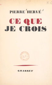 eBook, Ce que je crois, Grasset (réédition numérique FeniXX)