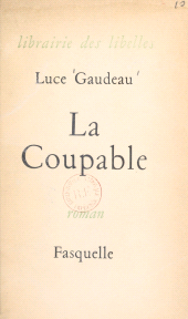 eBook, La coupable, Grasset (réédition numérique FeniXX)