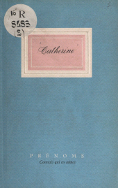 E-book, Catherine, Horay (réédition numérique FeniXX)