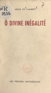 E-book, Ô divine inégalité, Éditions de La Martinière (réédition numérique FeniXX)