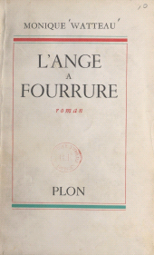 E-book, L'ange à fourrure, Plon (réédition numérique FeniXX)