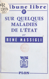 eBook, Sur quelques maladies de l'État, Plon (réédition numérique FeniXX)