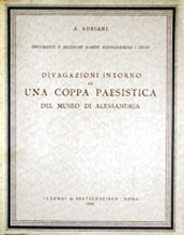 E-book, Divagazioni intorno ad una coppa paesistica del Museo di Alessandria, Adriani, Achille, "L'Erma" di Bretschneider