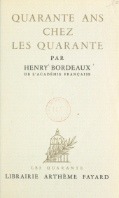 eBook, Quarante ans chez les quarante, Fayard (réédition numérique FeniXX)