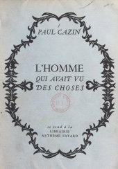 eBook, L'homme qui avait vu des choses, Fayard (réédition numérique FeniXX)