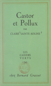 eBook, Castor et Pollux, Grasset (réédition numérique FeniXX)
