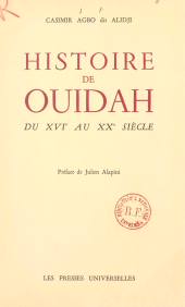 E-book, Histoire de Ouidah du XVIe au XXe siècle, Éditions de La Martinière (réédition numérique FeniXX)